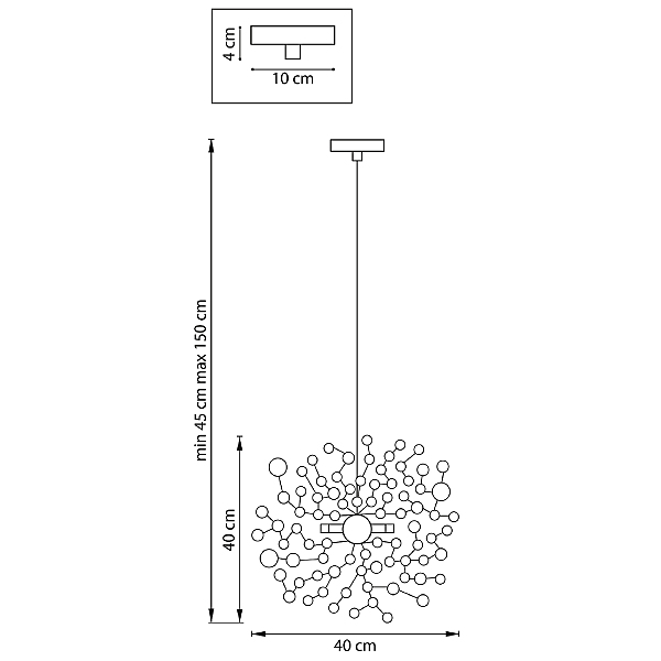 Светильник подвесной Extra L1P721132