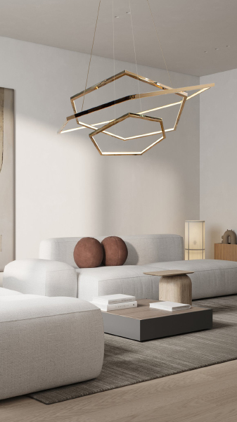 Подвесная люстра Kosmina 0873CL-24PG