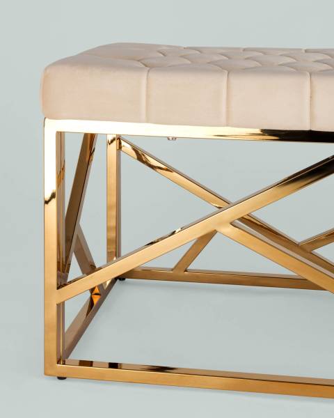 Банкетка Арт Деко BENCH-016-TG-BG