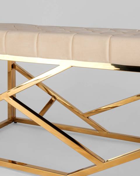 Банкетка Арт Деко BENCH-016-TG-BG