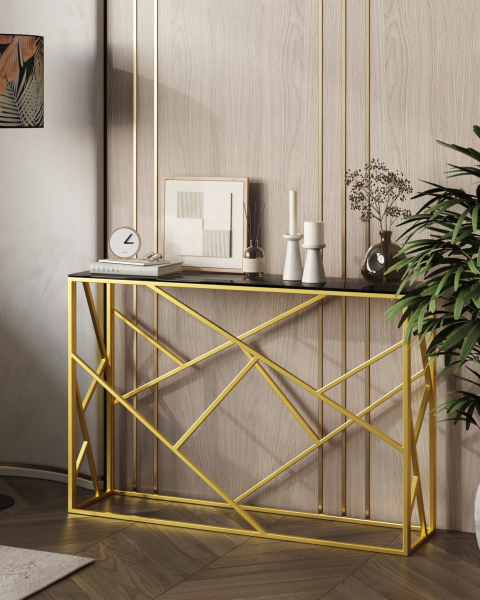 Консоль Арт Деко ECST-015-TG-SK (115x30)