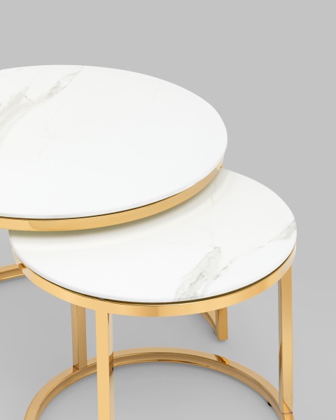 Журнальный стол Селена EET-131-2S-TG white