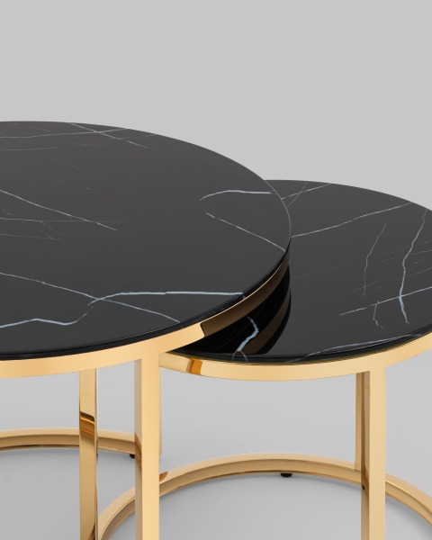 Журнальный стол Селена EET-131-2S-TG black