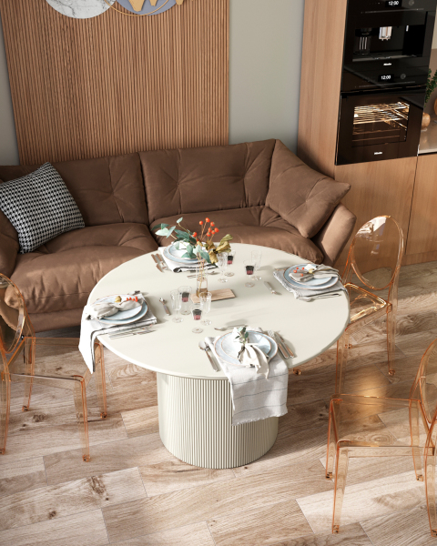 Кухонный стол Ballet DT-2102-B beige 1 top DUAL