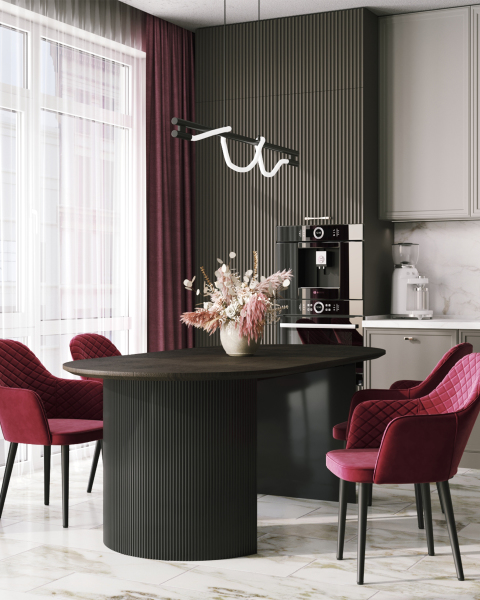 Кухонный стол Ballet DT-2103-BP dw73054 top DUAL