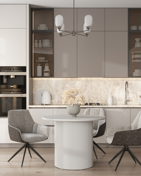 Кухонный стол Ballet DT-2102-S beige 1 top DUAL