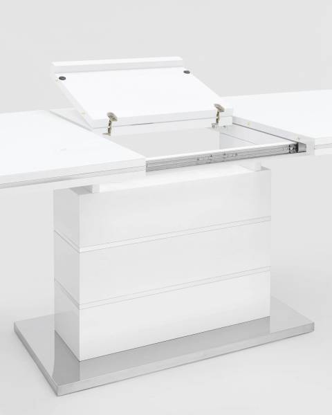 Кухонный стол Глазго N-115-160-HGW DUAL