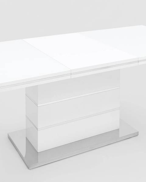 Кухонный стол Глазго N-115-160-HGW DUAL