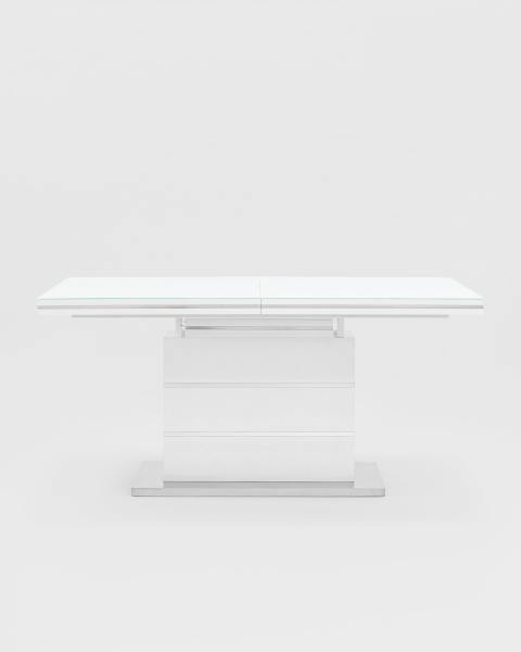 Кухонный стол Глазго N-115-160-HGW DUAL