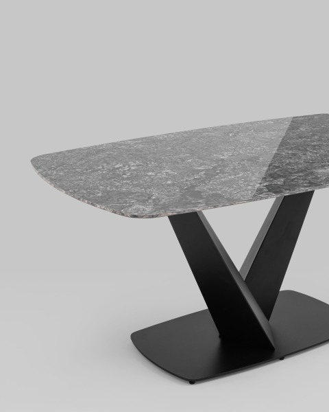 Кухонный стол Аврора DF0093DT 160 black DUAL