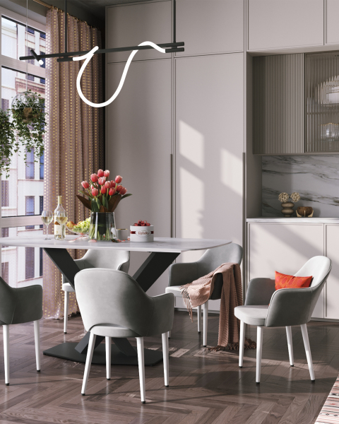 Кухонный стол Belle F-1450 160 top baiyushi DUAL