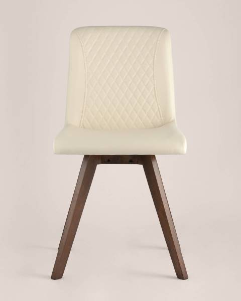 Комплект стульев MARTA LW1902-G PU CREAM GRID-KOROB4