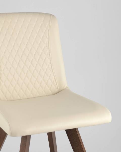 Комплект стульев MARTA LW1902-G PU CREAM GRID-KOROB4