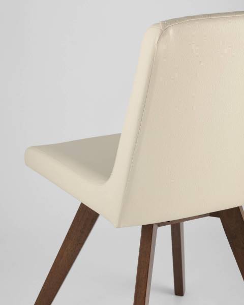 Комплект стульев MARTA LW1902-G PU CREAM GRID-KOROB4