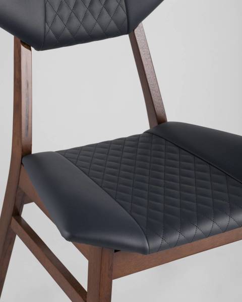 Комплект стульев Tor LW1903-G PU DARK BLUE GRID-KOROB4