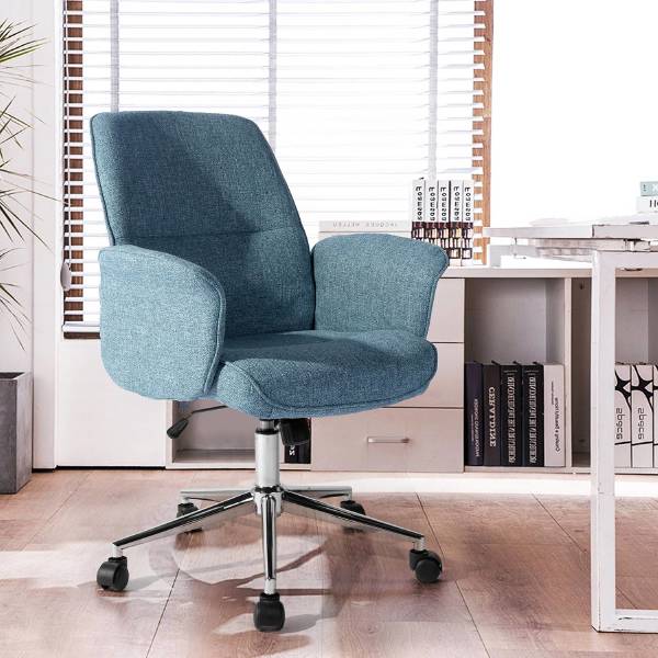 Кресло офисное Simona THOMASINA TWEED BLUE