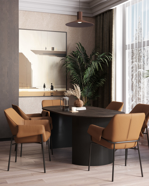 Обеденный стул Бесс FDC9469 Brown 270 -28