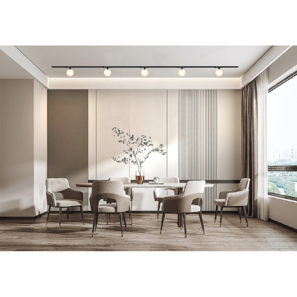 Трековый светильник VISION48/25 4825-046-D120-6W-340DG-4000K-BK