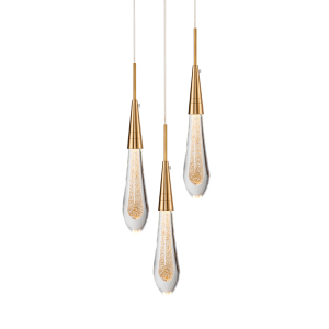 Светильник подвесной Pour DD20591-3 gold