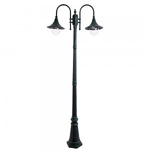 Столб фонарный уличный Arte Lamp MALAGA A1086PA-2BG