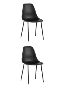 Комплект стульев Kon KONWIN CHAIR BLACK X2