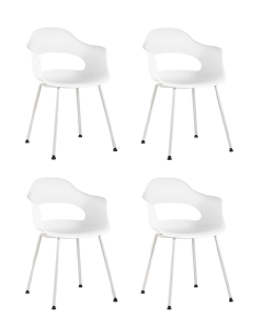Комплект стульев Lady SL-7018K white BOX