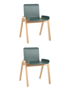 Комплект стульев Harbour XH-8617 green BOX