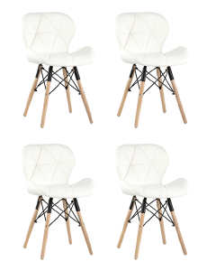 Комплект стульев Бон DC-19122601 white BOX EAMES