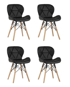 Комплект стульев Бон DC-19122601 black BOX EAMES