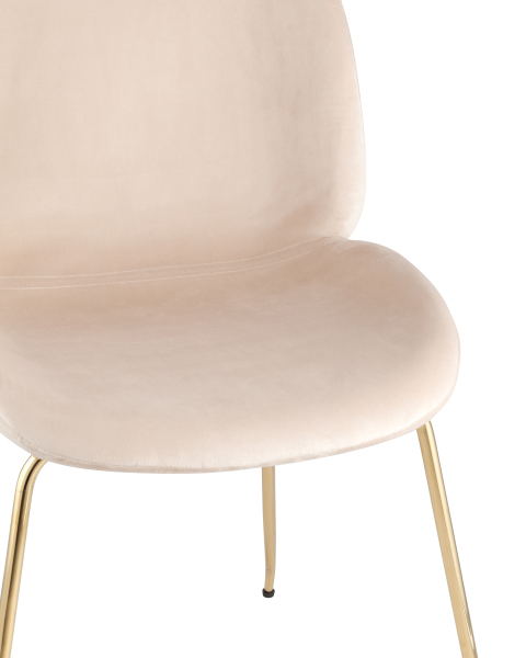 Комплект стульев Beetle 8329 VELVET BEIGE BOX