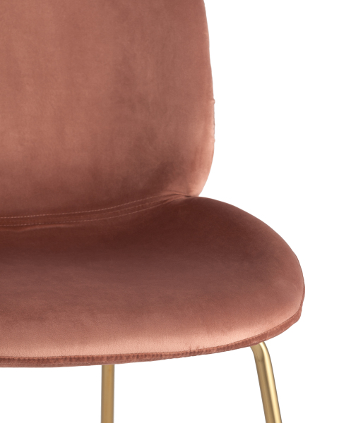 Комплект стульев Beetle 8329 VELVET DARK PINK BOX