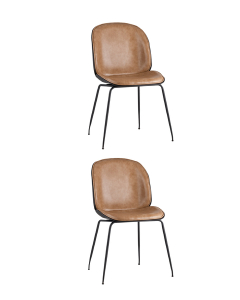 Комплект стульев Beetle 8329 PU BEIGE BOX