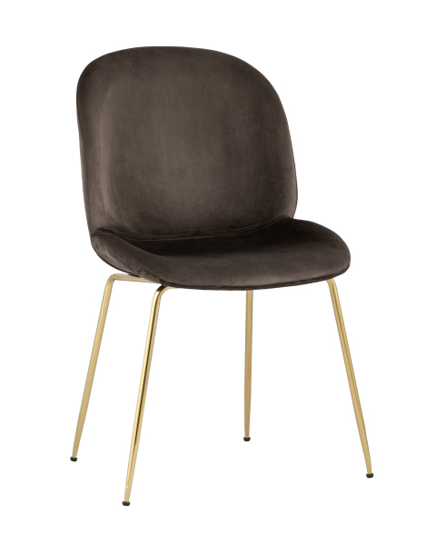 Комплект стульев Beetle 8329 VELVET BROWN BOX