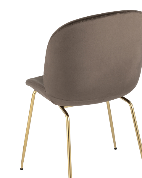 Комплект стульев Beetle 8329 VELVET BROWN BOX