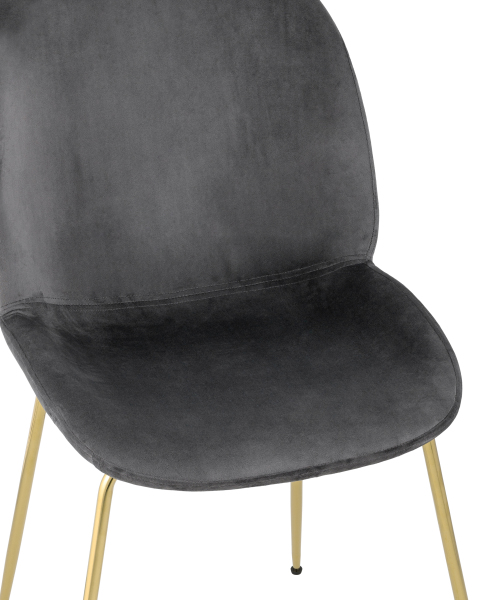 Комплект стульев Beetle 8329 VELVET GREY BOX