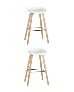 Комплект стульев Libra 8319B WHITE BOX