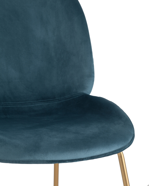 Комплект стульев Beetle 8329 VELVET BLUE BOX
