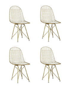 Комплект стульев Eiffel AFR-18B-P1 GL/WH BOX