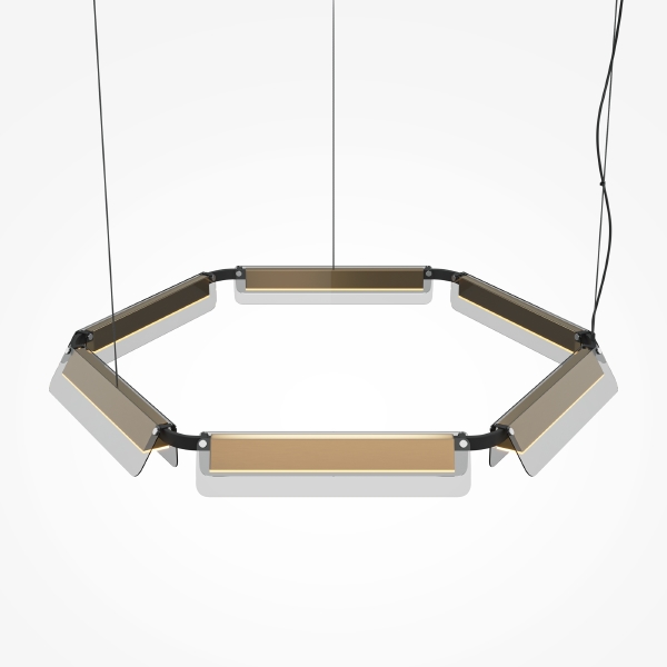 Подвесная люстра Flat MOD296PL-L60BS3K