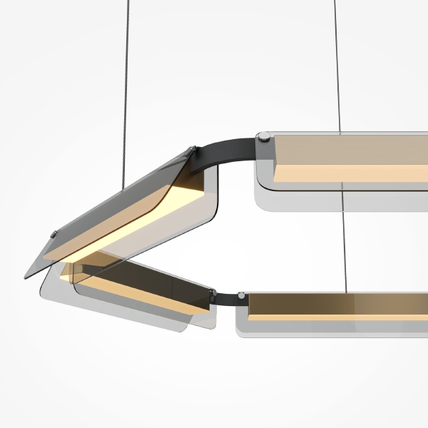 Подвесная люстра Flat MOD296PL-L60BS3K