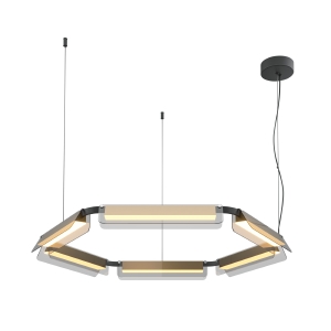 Подвесная люстра Flat MOD296PL-L60BS3K