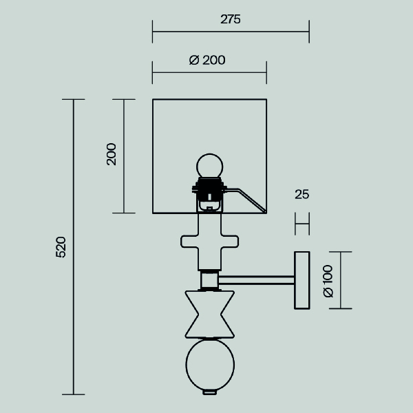 Настенное бра Comforty MOD298WL-01W