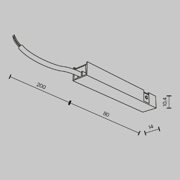 Ввод питания Accessories for tracks Basity TRA172B-1B