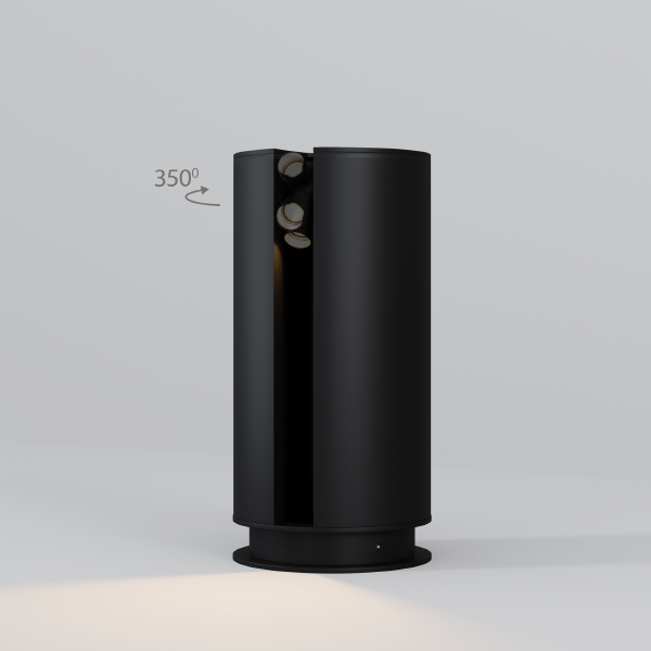 Уличный наземный светильник Cave O468FL-L3B3K