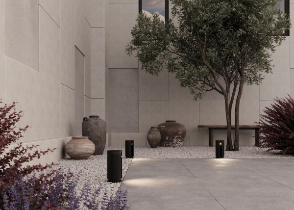 Уличный наземный светильник Cave O468FL-L3B3K