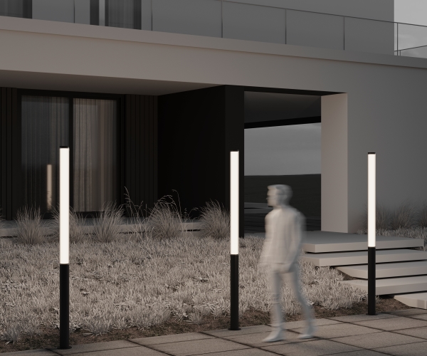 Уличный наземный светильник Ster O467FL-L100B3K