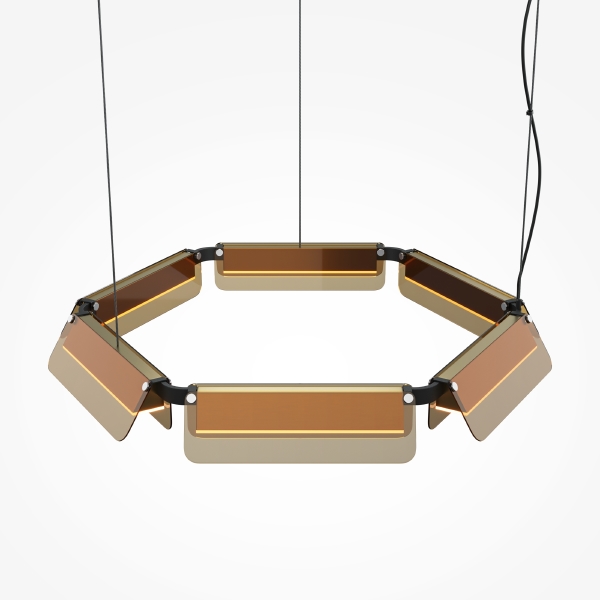 Подвесная люстра Flat MOD296PL-L40BC3K