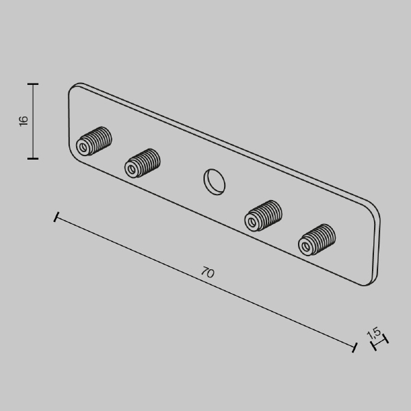 Коннекторы Accessories for tracks Basity TRA172C-R-11B
