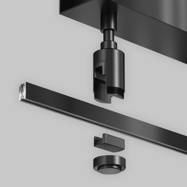 Монтажный элемент Accessories for tracks Flarity TRA156C-BB1-B