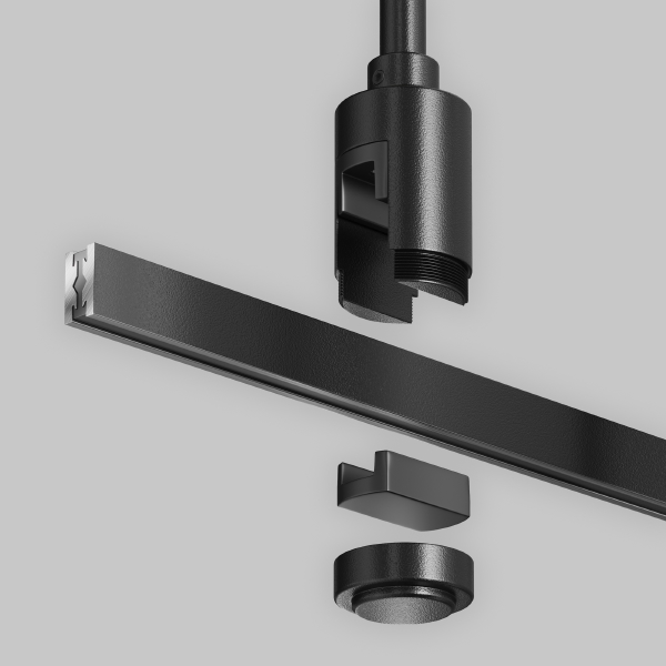 Монтажный элемент Accessories for tracks Flarity TRA156C-SL1-B